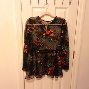 floral print women's shirt